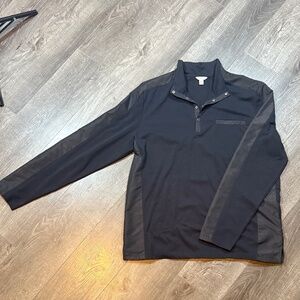 Large men’s, Calvin Klein, lightweight black jacket